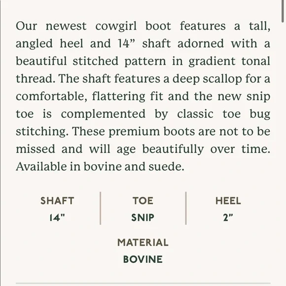 Tecovas | Annie Boots | Size 7 - Picture 5 of 8